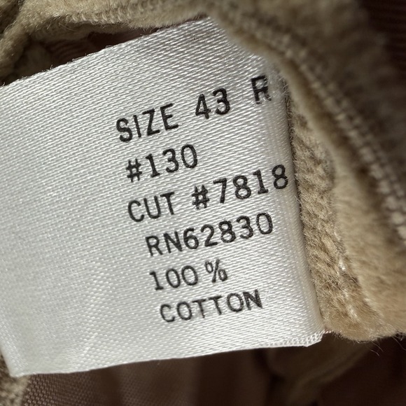 Vintage Land's End Corduroy Cotton Blazer Tan Elbow‎ Pads 43R NWT VTG - Picture 11 of 11